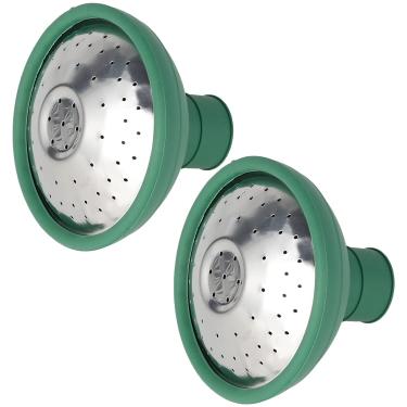 Imagem de 1/2 peças de regador universal para jardim, cabeça de rosa, aspersor de substituição, pulverizador de irrigador de água, serve para todos os regadores, tampa do bico de irrigador de rosas, ferramenta