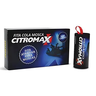 Imagem de Kit 4 Fita Cola Mosca Citromax Adesiva Pega Insetos - 78cm