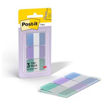 Imagem de Post-it Abas, 1 pol x 1,5 pol (25,4 mm x 38,1 mm)