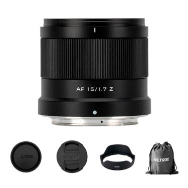 Imagem de VILTROX Lente F1.7 Air Z de 15 mm para Nikon Z-Mount, AF 15 mm f/1.7 Lente APS-C de foco automático ultra grande angular compatível com câmeras Nikon Z-Mount Z5 Z5II Z50 Z50II Z6 Z6II Z7 Z7II ZFC Z30