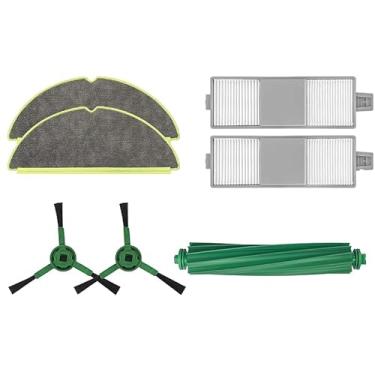 Imagem de 7 peças de escova principal/escova lateral/pano/filtro/saco de poeira compatíveis com peças sobressalentes de aspirador de pó iRobot 205