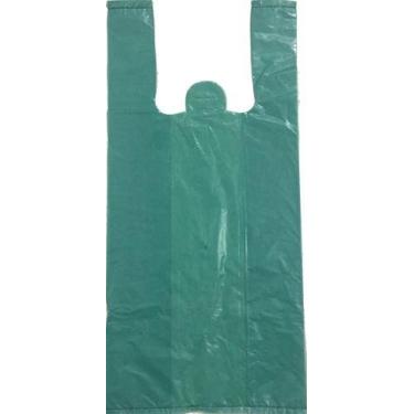 Imagem de Sacola Sacolinha Verde Reciclada Resistentes  -  15 Kg - HIGIPACK, Ver