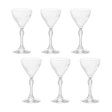 Imagem de Taça de Vidro Bormioli Rocco Nick & Nora 140 ml America 20s 6 Peças