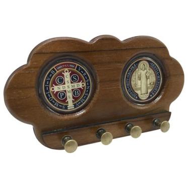 Imagem de Porta Chaves Medalha de São Bento Parede - FORNECEDOR 1
