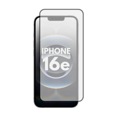 Imagem de [GL CASES] Película iPhone 16E Vidro Temperado Anti Risco 3D 9H Proteção Pelicula Apple iPhone 16E Com Cobertura Total Da Tela + Kit Limpeza Para Aplicação Livre De Bolhas