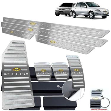 Imagem de Descanso Pedaleira Manual Soleira Celta 4 Portas Prata