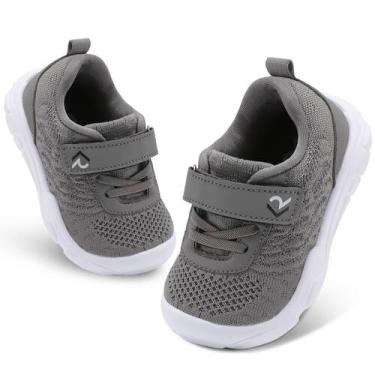 Imagem de Sapatos infantis Relxfeet, tênis Baby First Walking, tamanho 7