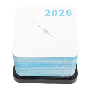 Imagem de AUNMAS 3D Art Calendário Memorando Pad 2026, Earth Time Piece Calendário Diy Carving Art Notepad, Rase o Bloco 3D para o Presente