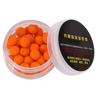 Imagem de Pop Up Boilies Miçangas vermelhas macias de pesca de carpa, 30 peças, lote, espuma boilies, bolas macias, iscas flutuantes, comida de peixe, morango (Sabor de batata doce laranja 12 mm)