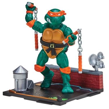 Imagem de Teenage Mutant Ninja Turtles 40 Years Michelangelo Action Figure, 1988 Remastered