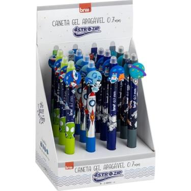 Imagem de Caneta Gel, BRW, Divert Gel, Astroz, Apagável, 0,7 mm, Sortido, Display com 12