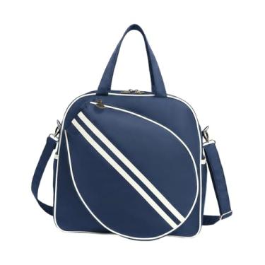 Imagem de simhoa Bolsa para raquete de tênis, bolsa de pickleball, elegante, para academia, com zíper, para equipamentos femininos, de tênis de grande capacidade