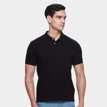 Imagem de Camisa Polo Forum I Masculina, Preto, P