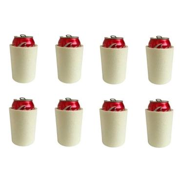 Imagem de 2X Porta Lata 350Ml Camisinha Cerveja Latinha Termico Kit 8U