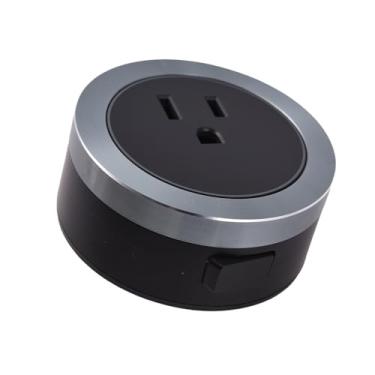 Imagem de Tomvorks Faixa de Energia Com Guia Deslizante, Tomada USB de Carregamento Rápido, Cabo Extensão Removível para Sala Jantar e Quarto, AC 250V ~ (Plugue dos EUA)
