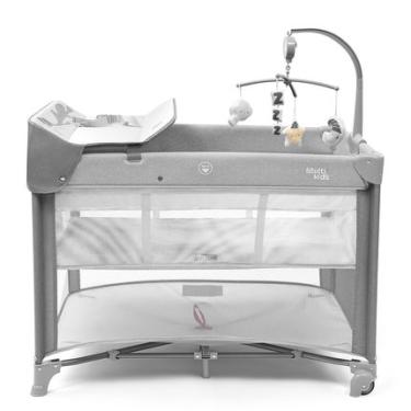 Imagem de Berço Desmontável DayDream 0-15 Kg Cinza Multikids Baby - BB404 BB404