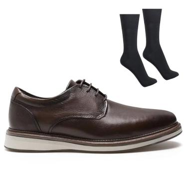 Imagem de Kit Sapato Democrata Metropolitan James Masculino + Par de Meia