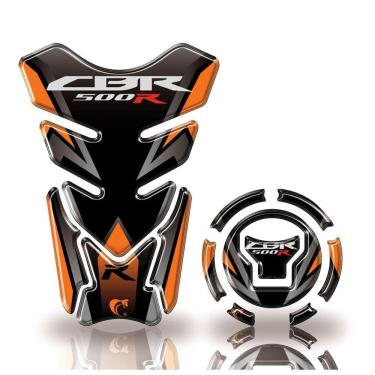 Imagem de Adesivo Protetor Tanque E Bocal Honda + 2018 Cbr 500R Laranja