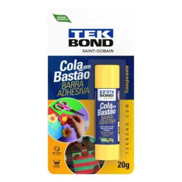Imagem de Cola Em Bastão Blister Transparente Tekbond 20g - Tek Bond
