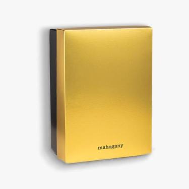 Imagem de Caixa para Presente com Tampa Ouro Metalizada P - Mahogany