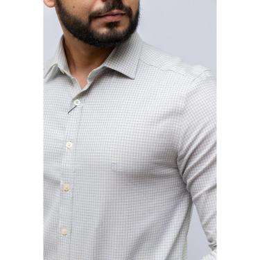 Imagem de Camisa Individual Xadrez Masculina Manga Longa Claro Tamanho:G;Cor:;Gênero:Masculino-Masculino