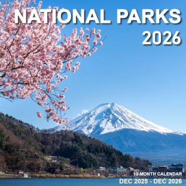 Imagem de Calendário 2025-2026 - Calendário de parede de novembro de 2025 a dezembro de 2026, 2025-2026, calendário suspenso com marcação de feriado, papel premium para organização, 30,5 cm x 30,5 cm, Parque