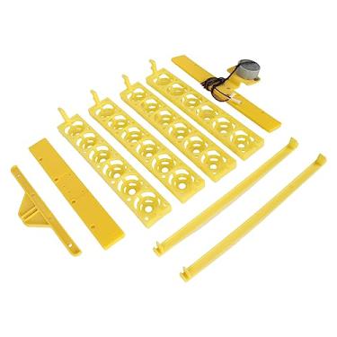Imagem de QANYEGN Bandeja incubadora de ovos, virador de ovos, bandeja de incubação de ovos com capacidade de 24 ovos para frango, pato, codorna, acessórios de incubadora (AC220V)