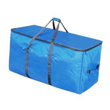 Imagem de Vaveren Saco de fardos de feno, saco de armazenamento de fardos de feno, dobrável, versátil, com alças de transporte, recipiente de armazenamento para