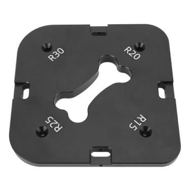 Imagem de Modelo de gabarito de canto, liga de alumínio, raio de canto redondo, 4 em 1, r15, r20, r25, r30, para móveis de madeira, quadros, mesas, cadeiras