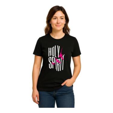Imagem de Camiseta Feminina Algodão Religião Fé Cristã Gospel Jesus - Religião E