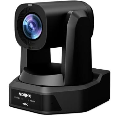 Imagem de Câmera 4K NDI PTZ 30FPS, 4KP30 AI Auto-Tracking 20X Zoom óptico Câmera de videoconferência com USB 3G-SDI HDMI LAN Saídas POE Transmissão ao vivo para eventos da conferência de adoração da igreja