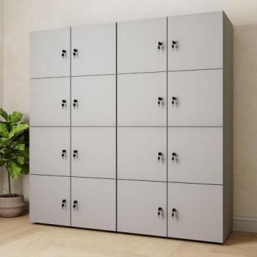 Imagem de Armário Organizador Locker 16 Portas c/ Chave F5 Office - F5 Office G,