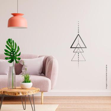 Imagem de Triângulos Conectados - Adesivo Vinílico De Parede