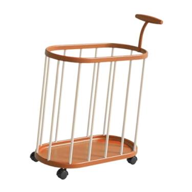 Imagem de XLWLLNJ Cabide para roupas de academia em casa, organizador de equipamentos de academia, cesto de armazenamento para tapetes de ioga e faixas de resistência, Laranja