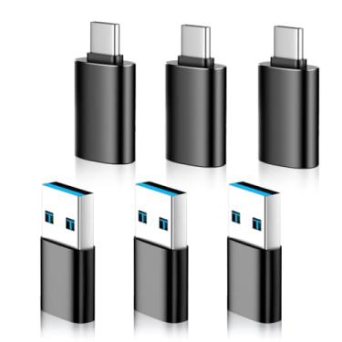 Imagem de OITYEUF Adaptador Usb Para Usb C, Pacote Com 6,【3 Conversores De Carregador Tipo C Fêmea Para Macho A】 E 【3 Usb C Macho Para Usb Fêmea】 Para Macbook Pro/Air, Iphone 16 15 Pro Max/15 Plus/14 13 12 Sa