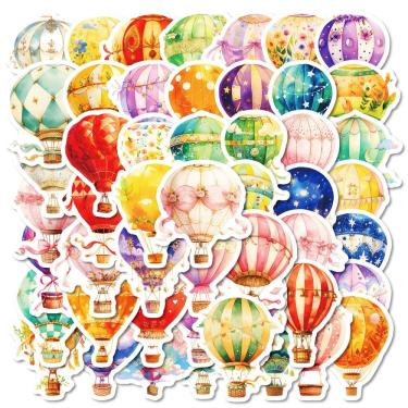 Imagem de Adesivos de balão de ar quente turco à prova d`água Vin 50 unidades
