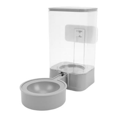 Imagem de Zerodis Garrafa de água Automática para Coelho Pendurada Garrafas de água Dispensador Automático de para Cobaia Sem Vazamento Alimentador para Beber Em Gaiola para Pequenos Animais Tigela para (Cinza)