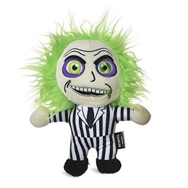 Imagem de Warner Bros. Filmes de terror Beetlejuice Brinquedo para cães | Mercadoria de Beetlejuice de brinquedo para cães pequenos | Brinquedo de mastigar cães com desenho de Beetlejuice