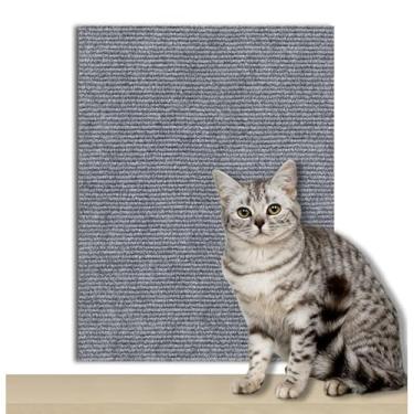 Imagem de Tapetes Arranhadores Adesivo: Sofá, Cama e Móveis Para Gato - Protetor Pet(CINZA CLARO,50X120cm)