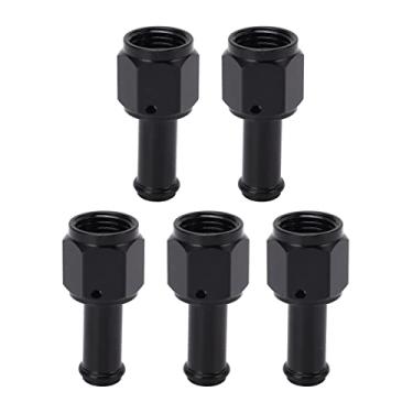 Imagem de SPYMINNPOO 6AN Fêmea para Adaptador de Encaixe de Farpa 5/16, Adaptador de Rosca de Liga de Alumínio para Bomba de Combustível e Filtro de Linha de Combustível, 5 Peças de Reposição Automotiva de