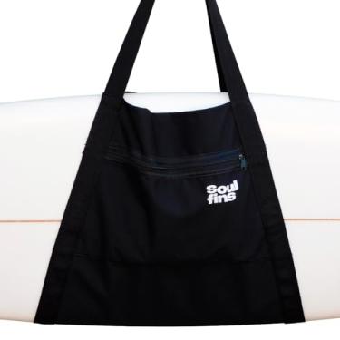 Imagem de Alça de Transporte para Prancha de Surf e Longboard Soul Fins - Suporte de Ombro Ajustável com Bolso Porta-Objetos - Tecido Oxford Impermeável e Reforçado