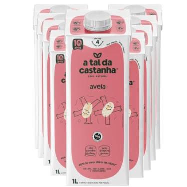 Imagem de A Tal da Castanha Leite Vegetal de Aveia Sem Glúten Zero Lactose - 9 litros