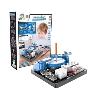 Imagem de Brinquedo Infantil Experiência Novo Cientista Circuito Mec. Instr. Desenho Nettoy - 40090
