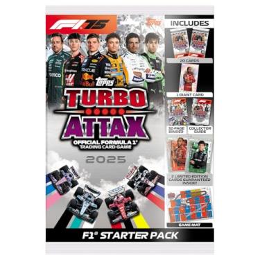 Imagem de Topps Pacotes para iniciantes F1 Turbo Attax 2025 | Inclui 20 cartas Turbo Attax | Jogos de cartas colecionáveis