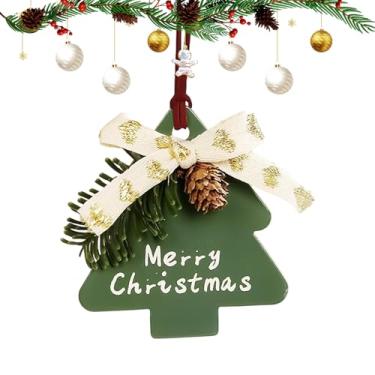 Imagem de Bohany Enfeites Para Árvore De Natal,Acessórios Para Carro Decoração | Decorações Penduráveis Para Árvore De Natal | Para Interior Parede Janela Sala Escritório Espelho Retrovisor