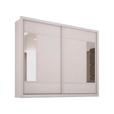 Imagem de Guarda-Roupa Casal Europa Triunfo Flex com Espelho, 2 Portas de Correr e 6 Gavetas - 226cm de Largura
