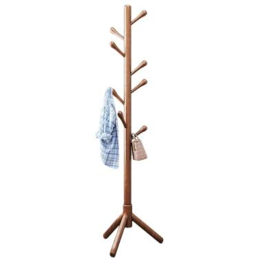 Imagem de Hhsdyl Cabideiro Independente, Cabide Chão com 8 Ganchos Cabide Entrada Adequado para Sala Estar, Entrada, Quarto, Interior,Walnut color,B
