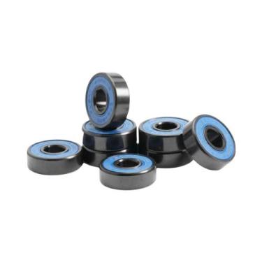 Imagem de Rolamentos De Skate ABEC-9 FUSHI 608RS 8x22x7mm Óleo Vermelho Nylon Az