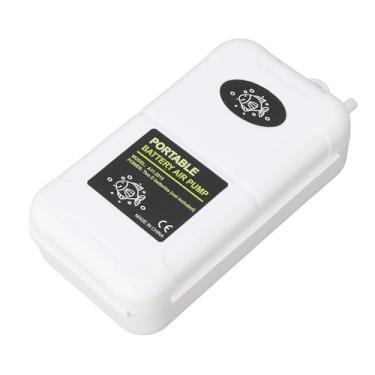 Imagem de YWBL-WH Bomba de Oxigênio para Aquário, Mini Bomba de Ar Portátil Com Potência de 5 W para Tanques de Peixes, Aerador de Baixo Ruído Alimentado por Bateria para Aquários Ornamentais e Pesca Ao Ar