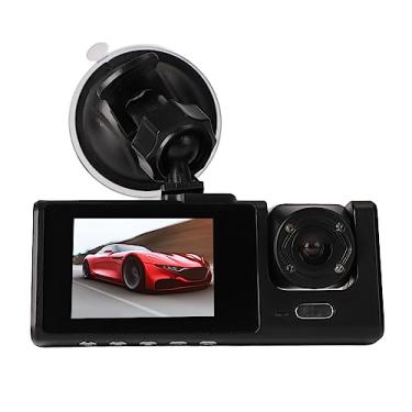 Imagem de LiebeWH Câmera Dash 1080P, Imagem de Alta Definição, Gravador de Direção de Carro de Três Vias, Grande ângulo Amplo, para Direção Segura e Evidências de Acidentes